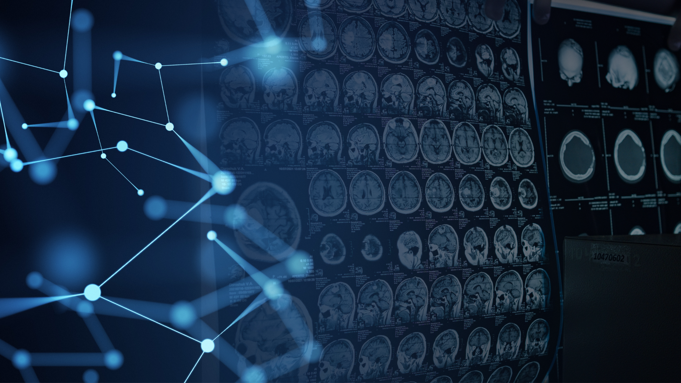 Abstract image of neural network