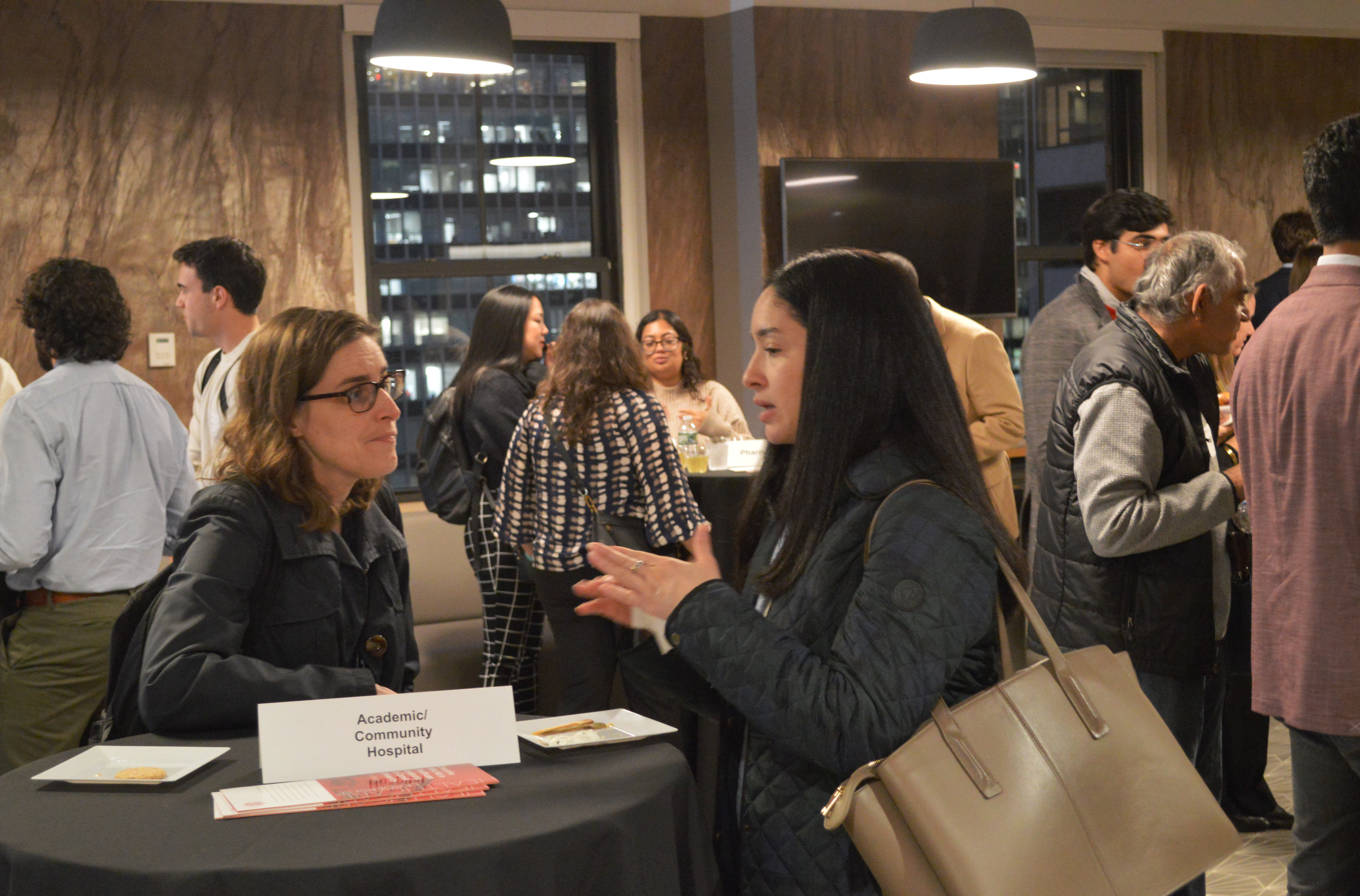 Photo of people at networking event