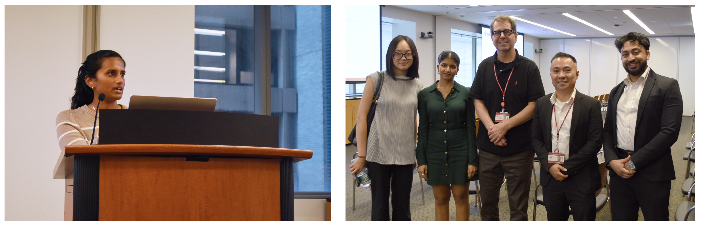 Photo of capstone presenters