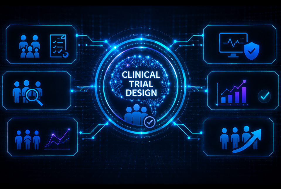 Graphic of clinical trial design