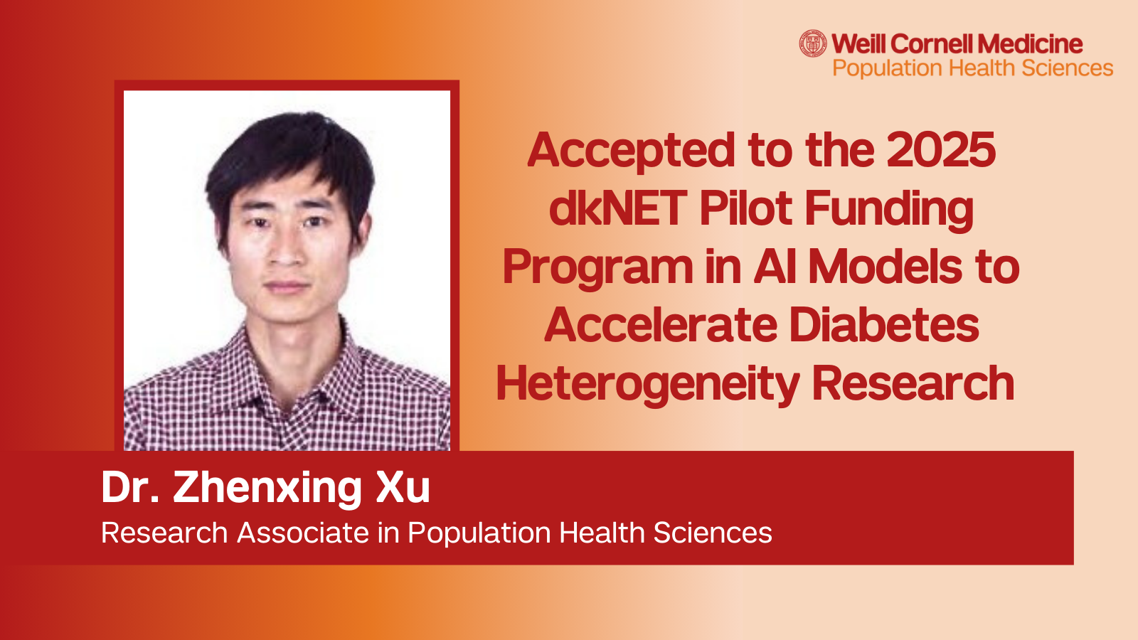 Photo of Dr. Zhenxing Xu