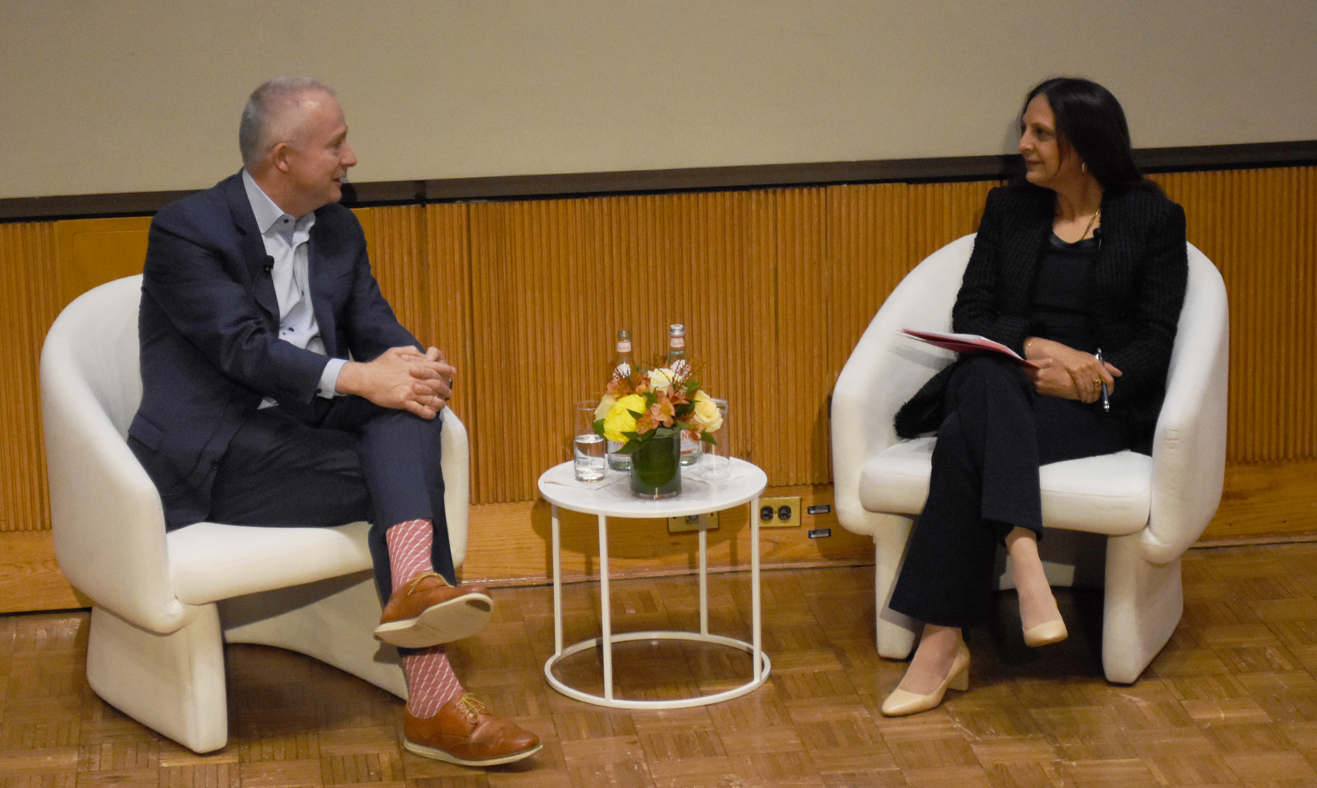 Photo of Dr. Harrington with Dr. Kaushal