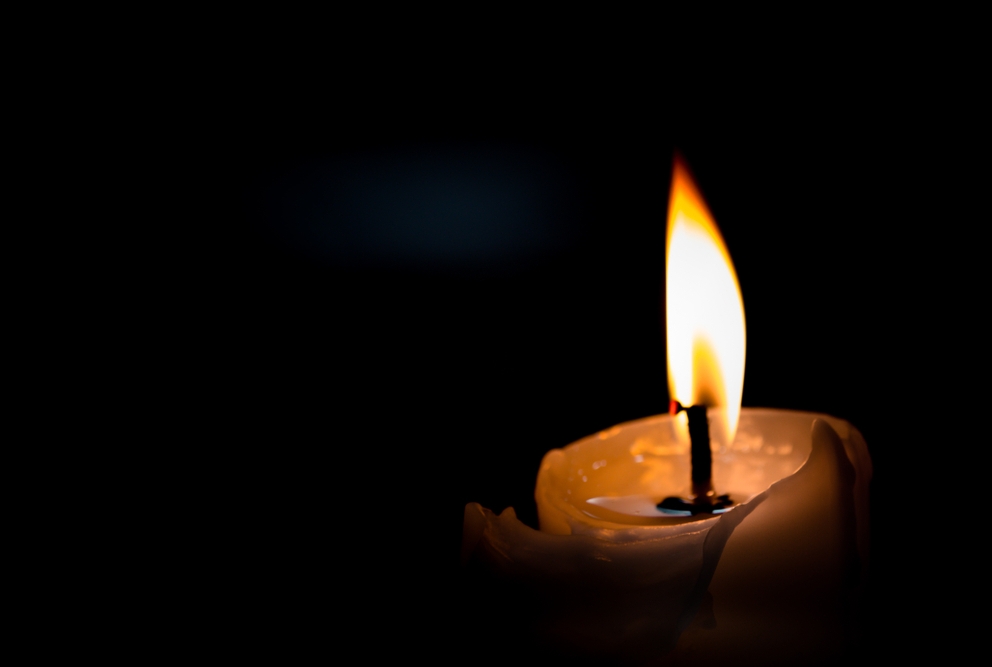 Photo of candle burning