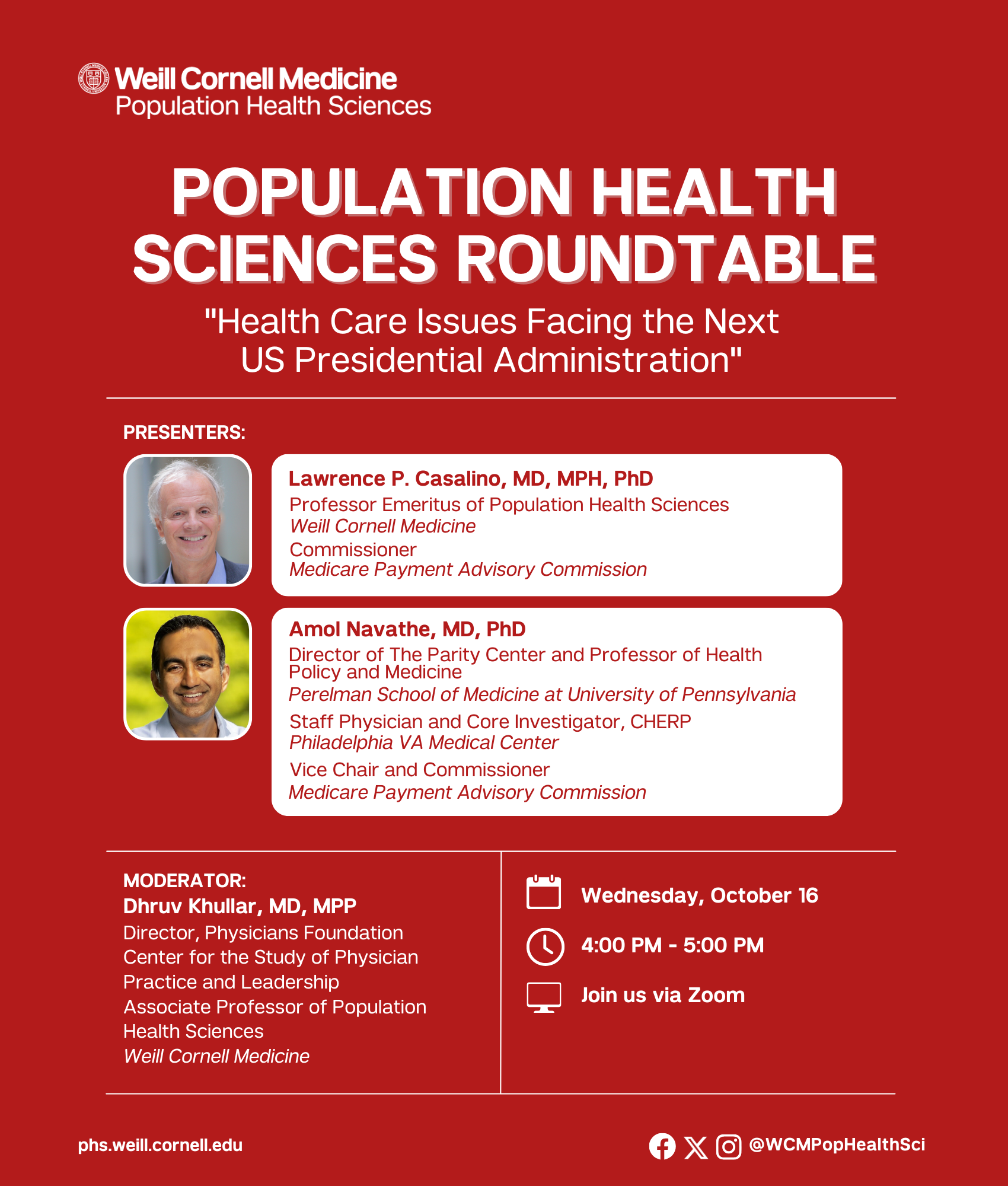 October Roundtable Flyer