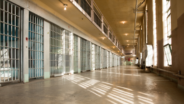Image of the inside of a prison